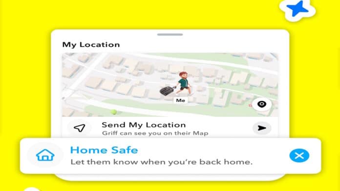 Snapchat home safe alerts
