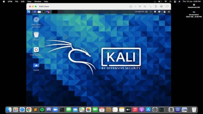 Kali Linux on MacOS