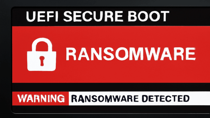 HybridPetya ransomware in uefi boot