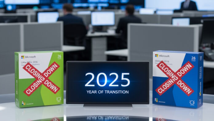 Microsoft retiring office 2016 and 2019
