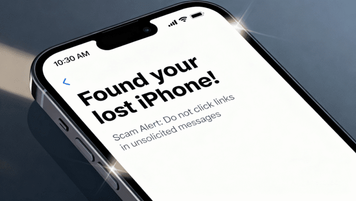 Find my iphone scam