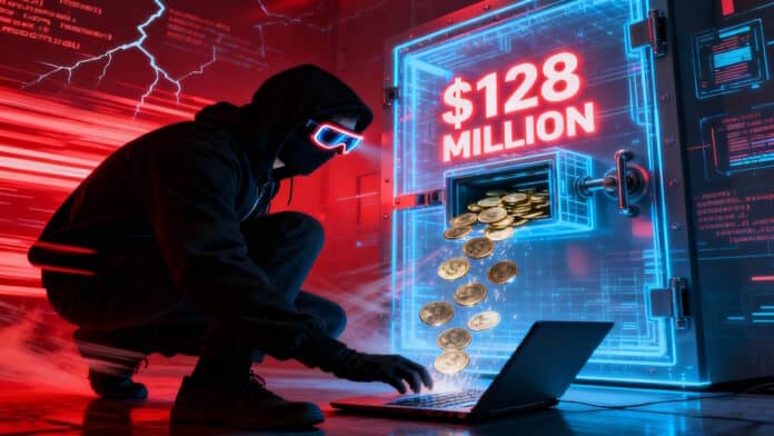 hackers steal 128 million in crypto heist