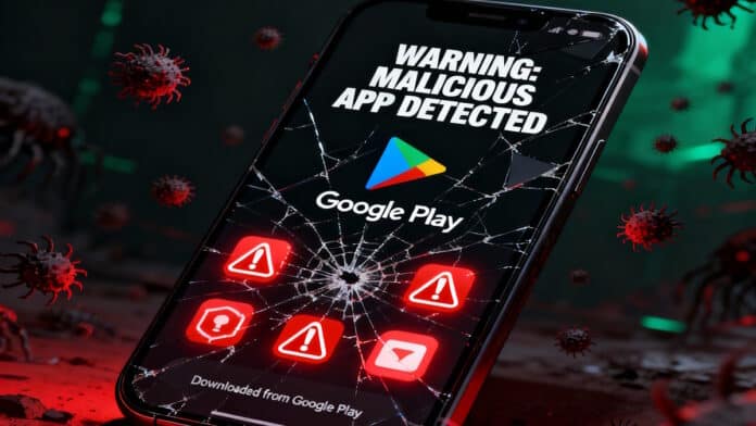 Malicious apps downloaded from Google play