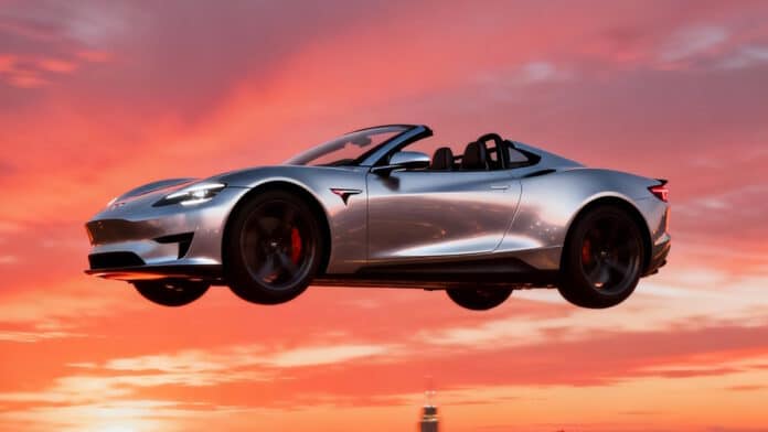 Tesla Flying roadster