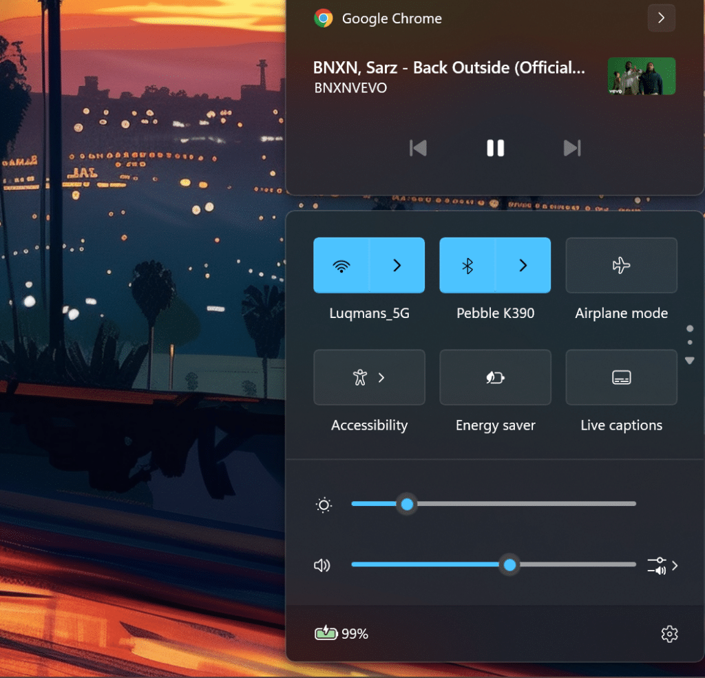 Set the Default Audio in Windows 11 Device via Quick Settings